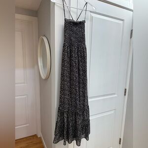 Pink Blush Maternity Smocked Midi Dress